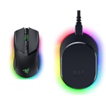 Razer Cobra Pro-Souris Gaming Chroma RGB(10 Commandes Personnalisables Mouse Dock Pro & Charging Puck-Station de Recharge magnétique sans Fil & Module Souris Compatible