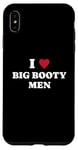 iPhone XS Max funny i (heart) love big booty men quote Case