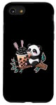 Coque pour iPhone SE (2020) / 7 / 8 Panda Kawaii avec Bubble Tea