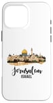 iPhone 16 Pro Max Jerusalem Israel Skyline Jewish Israeli Souvenir Women Men Case