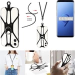 Mobile phone strap for Samsung Galaxy S9+ Cell phone ring Lanyard