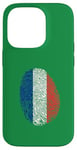 Coque pour iPhone 14 Pro France C'est dans mon ADN France empreinte digitale