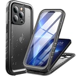 Cozycase for iPhone 13 Pro Waterproof Shockproof Case with Screen/Camera Protector - Unbreakable/Heavy Duty/Front and Back Cover【360 Full Body Protective】Underwater Dustproof Antishock Hard Bumper