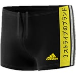 adidas Ya GRPC Boxer Slip de Bain Mixte Enfant, Negro/Amasho/Verleg, FR : S (Taille Fabricant : 92 (1/2 años))