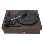 (UK Plug)HiFi Record Player 3 Speeds Retro Vintage Phonograph Record Player