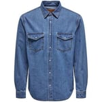 Chemise Only & Sons   ONSBANE DENIM 3247 SHIRT NOOS