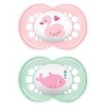 MAM Original Soother Pink Cute 16m+ 2Pk