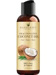 Handcraft Blends Fractionated Coconut Oil - 118 ml - 100% Pure and Natural - Premium Grade Carrier Oil - Hair and Body Oil - Massage Oil - Hexane-Free