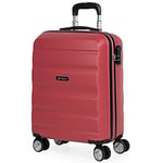 ITACA - Valise Cabine 55x40x20, Valise Cabine, Valise À roulettes, Valise Roulette, Valise Rigide, Résistant, Légère T71650, Corail