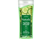 Joanna Naturia Shampoo-Shower Gel 2In1 - Cucumber And Aloe Vera 100Ml