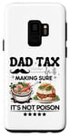 Coque pour Galaxy S9 Humour Citation Fête des Pères Cuisine Asiatique Fluffy Bao Buns Hot Pot