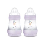 MAM Nappflaska Easy Start Anti-Colic matt 2x 160 ml från 0 månader, fawn