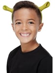 Smiffys Children's Shrek Ears on Headband, Official Shrek License Headband with Attached Shrek Ears perfect for World Book Day, Fancy Dress Accessory, Complete Your Shrek Look!