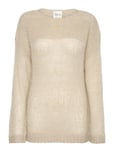 My Essential Wardrobe Lingomw Knit Blouse Beige