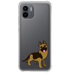 Coque Silicone Anti-chocs pour Xiaomi Redmi A1 Design Chiens 03 Dessins