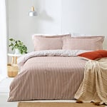 The Linen Yard Hebden Mélange Stripe Duvet Cover Set