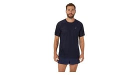 Maillot manches courtes asics metarun bleu homme