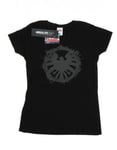 Marvel Womens/Ladies Agents Of SHIELD Brushed Logo Cotton T-Shirt - XL