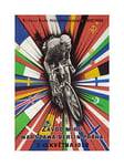 Wee Blue Coo Sport Ad Cold War Peace East West Cycle Race Wall Art Print