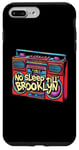 iPhone 7 Plus/8 Plus Cool Retro No Sleep Til Brooklyn, Old School Portable Stereo Case