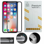 For iPhone 13 Pr0 Metal Edge Genuine Tempered Glass Screen Protector Protection 