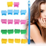 18 Pieces Hair Curlers Spiral Hair Curlers With Styling Hooks No Heat Curlers