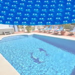 Hmpet Chauffage Piscine Hors Sol,Bache A Bulle Piscine Rectangulaire,2.2 *  1.5M,2.6 * 1.6M,3 * 2M Bache A Bulle Piscine,Bleu,260 * 160cm