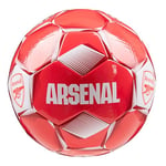 Arsenal F.C. Football Soccer Ball for Adults Teenagers Kids Training Football Size 3, 4 or 5 - Arsenal Merchandise (Red, Size 4)