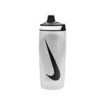 Nike Unisex Refuel Gripped Water Bottle (Natural/Black) - One Size