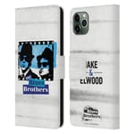 OFFICIAL THE BLUES BROTHERS GRAPHICS LEATHER BOOK CASE FOR APPLE iPHONE PHONES