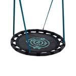 TP Nest Swing Seat 85cm, Black, Weather-Resistant, Padded Edge Protection, for Ages 3+, 3kg