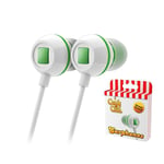 Original Candy Crush In Ear Headphones Earbuds with in-line Microphone- Apple