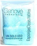 Genocure | Esponja Desechable de un Solo Uso | Esponja Hipoalergénica de un Solo Uso Impregnada de Gel Dermatológico sólido pH Neutro | 24 Unidades