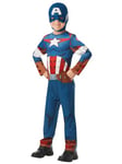 Rubies- Captain America Classic Marvel-Avengers Déguisement pour Enfant, Garçon, 640832TODD000, Multicolore, Todd