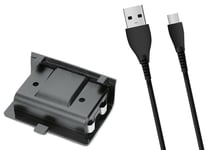 Rechargeable Play & Charge Battery+ Type C Cable Kit  For Xbox X Box One