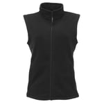 Regatta Womens/Ladies 210 Series Microfleece Bodywarmer / Gilet (Black) - Size 8 UK