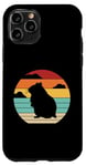 Coque pour iPhone 11 Pro Hamster doré rétro pour éleveur de hamster nain