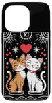 iPhone 13 Pro Tarot Card Mystic Cats | The Lovers Valentines Day Couples Case