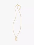 HUSH Gaia Initial Pendant Necklace, Gold