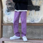 Jean Droit De Style Harajuku Pour Homme,Streetwear Y2k,Tendance,Vert,Violet,Fjm,Décontracté,Baggy,Jambes Larges,Pantalon En Denim