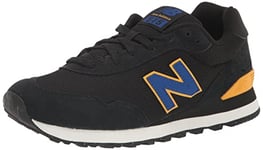 New Balance Men's 515 Sneaker, Black, 7 UK