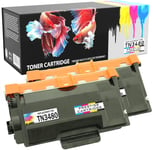 2 Compatibles Tn3480 Cartouches De Toner Pour Brother Dcp-L5500Dn L6600Dw Hl-L5000D L5100Dn L5100Dnt L5200Dw L6250Dn L6300Dw L6300Dwt L6400Dw L6400Dwt Mfc-L5700Dn L5750Dw L6800Dw L6800Dwt L6900Dw