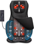 Snailax Full Body Massage Chair Pad Shiatsu Neck Back Massager with Heat & Full