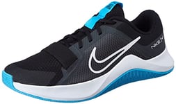 NIKE Men's M Mc Trainer 2 Sneaker, Black White Anthracite Blue Lightning, 9 UK