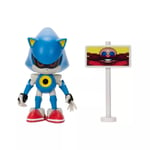 Sonic Classic Figur - Metal Sonic m/ goal post