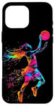 iPhone 16 Pro Max Basketball Girl Dunk Kids Youth Player Teenage Girl Women Case