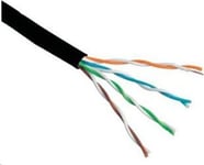 Planetelite Utp-Kabel Cat6 Utendørs Pe-Ledning Svart 305 M Spole (Kab-Utp6-D-Pe)