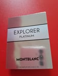 Montblanc Explorer Platinum EDP 2ml Perfume Spray New❤️🎁