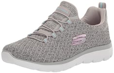 Skechers Femme SUMMITS Sneaker, Gmlt Gris Multicolore, 40 EU