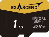 Karta Exascend Catalyst Microsdxc 1 Tb Uhs-I/U3 A2 V30 (Ex1tusdu1-Ad)